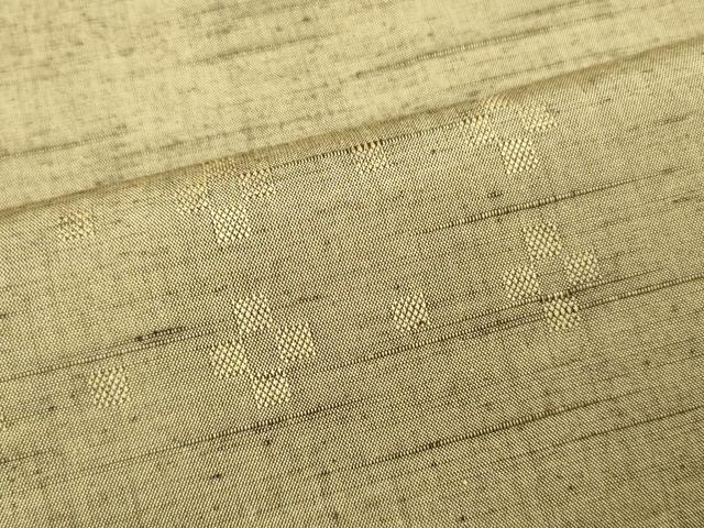 平和屋着物■上質な紬 幾何学文 正絹 逸品 DABH8230zy