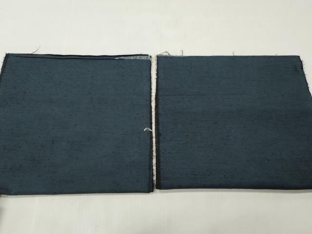 平和屋着物▼男性 紬 反物 着尺 裁断済み 紺瑠璃色 逸品 未使用 DABH8276zy