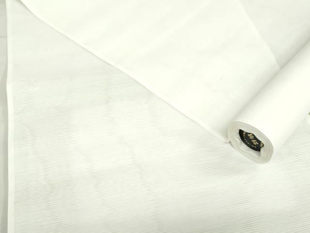 平和屋着物*夏物 長襦袢 反物 着尺 駒絽 生成り色 洗える着物 未使用 DABH8343zy