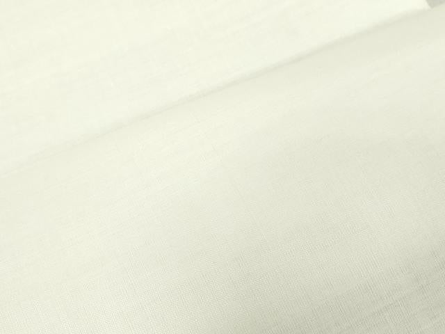 平和屋着物*夏物 白生地 反物 着尺 生成り色 綿麻 逸品 未使用 DABH8355zy