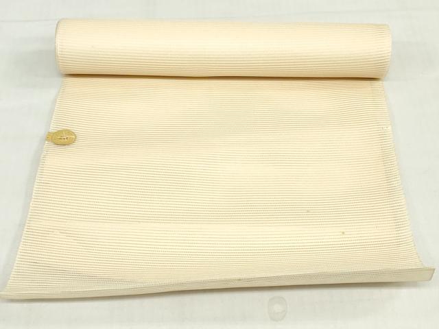 平和屋着物*夏物 西陣 名古屋帯 反物 組紐文 銀糸 証紙付き 逸品 未使用 DABH8361zy