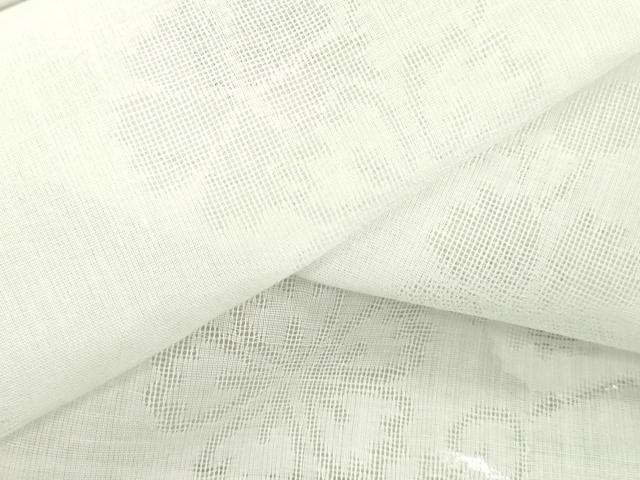 平和屋着物*夏物 長襦袢 反物 着尺 本織紗 草花文紗 胡紛色 未使用 DABH8381zy