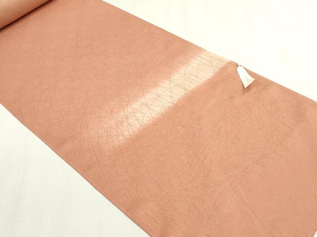 平和屋着物▼付下げ 反物 着尺 竹屋町刺繍 飛鳥草花文 暈し染め 金彩 金通し地 上代36万円 逸品 未使用 DABH8387zy