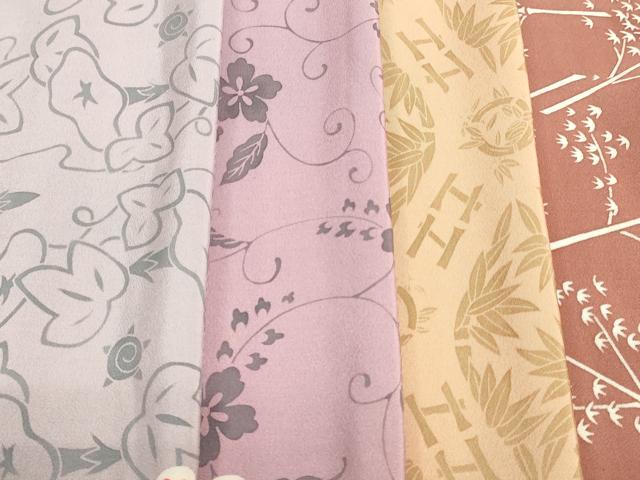 平和屋着物▼柄見本 反物 京都誂友禅 手差引染工芸品 神秘 リメイク生地 材料 逸品 未使用 DABH8395zy