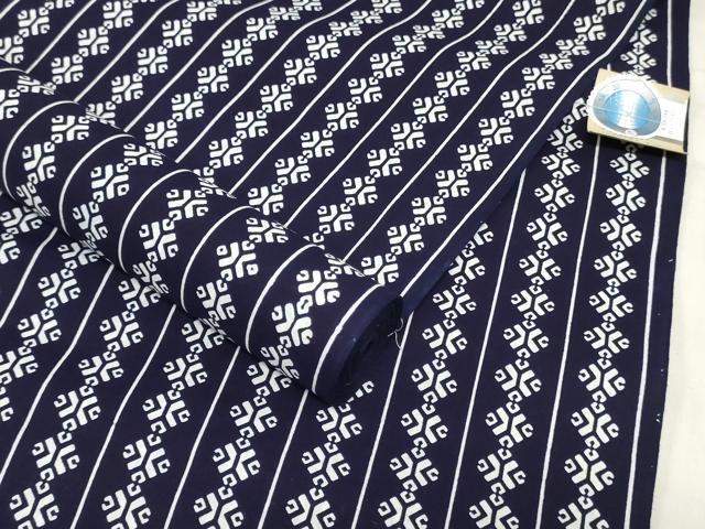 平和屋着物*夏物 男性 浴衣 反物 着尺 注染 GIANTS 間道 キングサイズ 綿 逸品 未使用 DABH8497zy