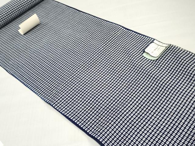 平和屋着物*夏物 浴衣 反物 着尺 注染 幾何学文 花の東京 綿 逸品 未使用 DABH8498zy