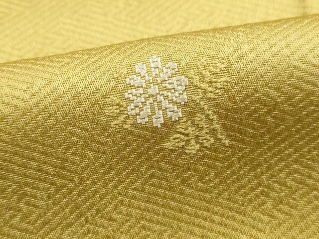 平和屋着物■本加賀友禅作家 棒田孝 小紋 刺繍 舞花文 正絹 逸品 DABH8526qa