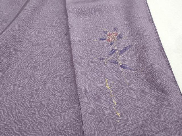 平和屋着物■江戸小紋 鮫小紋柄 正絹 逸品 DABH8581qa