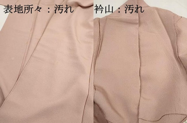 平和屋着物■上質な色無地 虹色 鬼しぼ縮緬 正絹 逸品 DABH8654qa