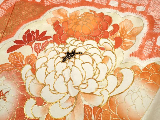 平和屋着物■豪華振袖 駒刺繍 絞り 松竹梅 乱菊 金彩 正絹 逸品 DABH8672qa