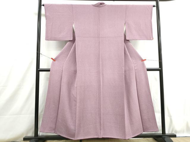 平和屋着物■江戸小紋 抽象文 鬼しぼ縮緬 正絹 逸品 DABH8734qa