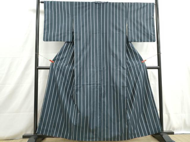 平和屋着物■上質な紬 間道 正絹 逸品 DABH8735qa