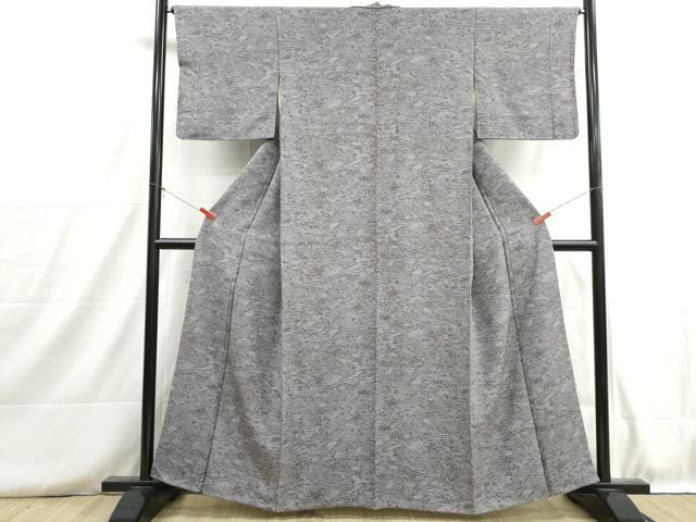 平和屋着物■上質な小紋 風景花文 正絹 逸品 DABH8747qa