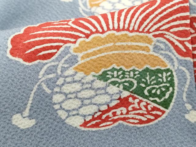 平和屋着物■上質な小紋 器物文 正絹 逸品 DABH8790qa
