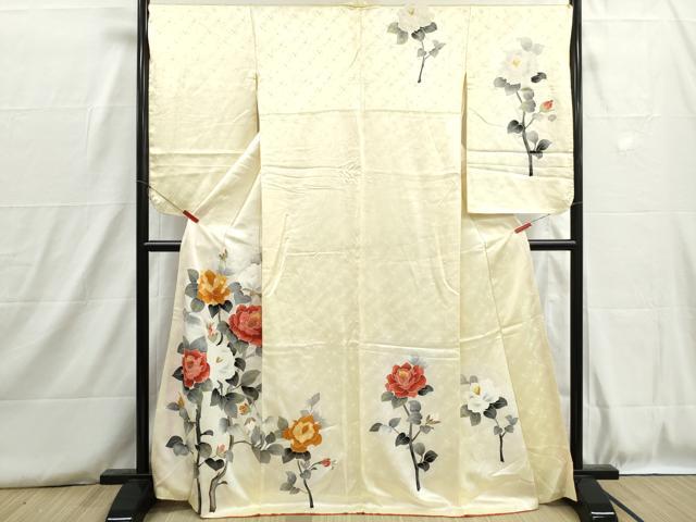 平和屋着物■訪問着 枝花文 暈し染め 金彩 正絹 逸品 DABH8797qa