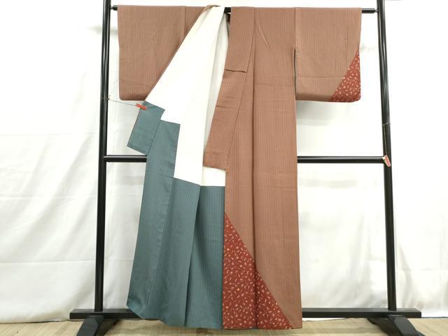 平和屋着物■訪問着 間道 楽器 正絹 逸品 DABH8799qa