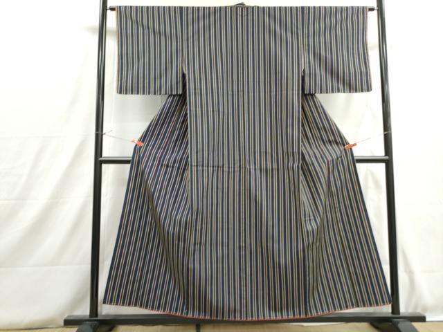 平和屋着物■上質な紬 間道 正絹 逸品 DABH8820qa