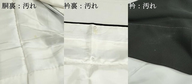 平和屋着物■豪華黒留袖 作家物 歌舞伎 枝葉シルエット 金彩 正絹 逸品 DABH8822qa