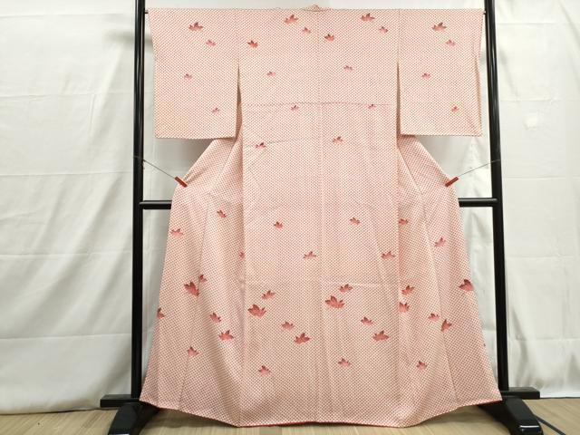平和屋着物■訪問着 舞蝶青海波文 正絹 逸品 DABH8827qa