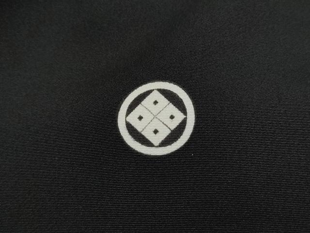 平和屋着物■豪華黒留袖 作家物 駒刺繍 風景群鶴文 暈し染め 金銀彩 正絹 逸品 DABH8828qa