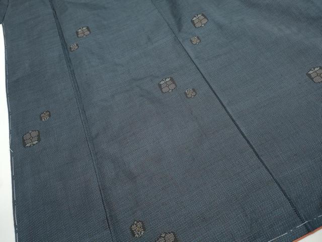平和屋着物■本場大島紬 7マルキ 抽象花文 正絹 逸品 DABH8829qa