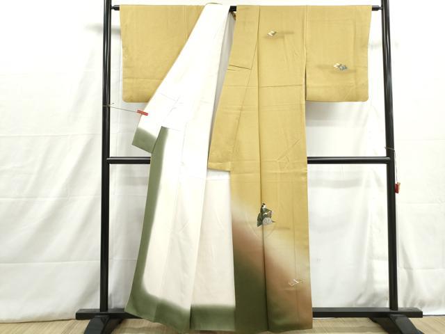 平和屋着物■訪問着 作家物 器物文 能 暈し染め 金彩 正絹 逸品 DABH8861qa