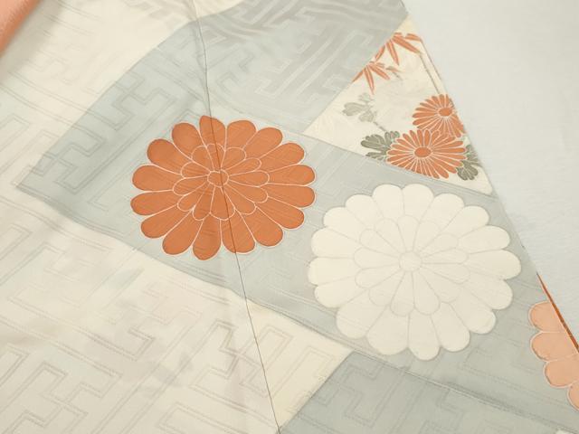 平和屋着物■豪華振袖 駒刺繍 宝尽くし花松文 金彩 正絹 逸品 DABH8864qa