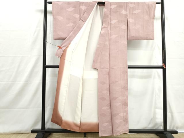 平和屋着物■江戸小紋 寄せ小紋柄 流水地紋 正絹 逸品 DABH8879qa