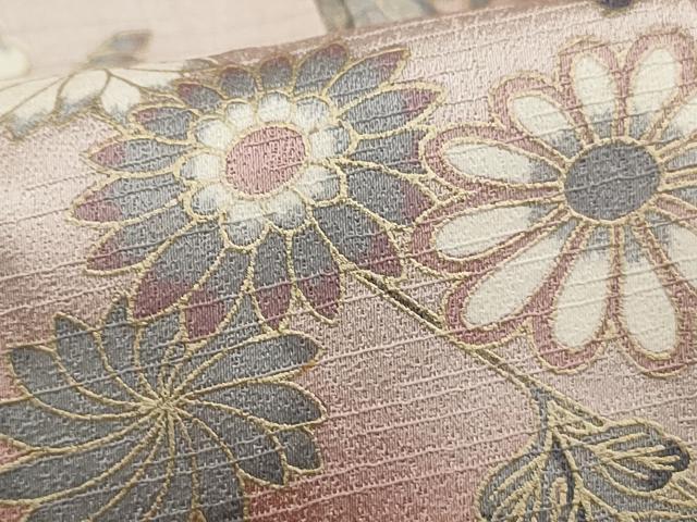平和屋着物■訪問着 立波枝花文 暈し染め 金銀彩 正絹 逸品 DABH8887qa