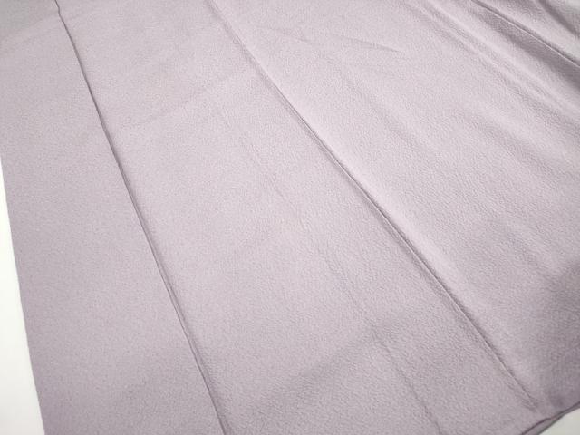 平和屋着物■上質な色無地 霞地紋 白藤色 正絹 逸品 DABH8889qa