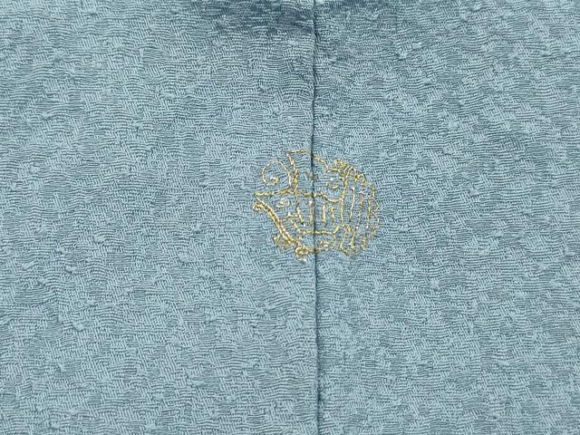 平和屋着物■本草木染作家 瑞寶 色無地 白藍色 正絹 逸品 DABH8898qa