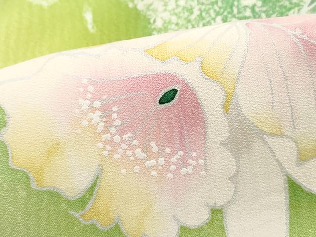 平和屋着物■訪問着 霞草花文 暈し染め 正絹 逸品 DABH8899qa