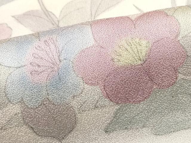 平和屋着物■訪問着 作家物 草花文 暈し染め 正絹 逸品 DABH8901qa