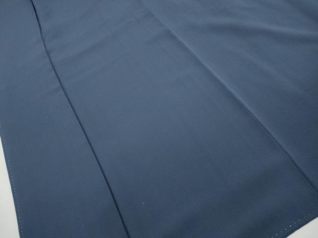 平和屋着物■上質な色無地 濃藍色 正絹 逸品 DABH8907qa