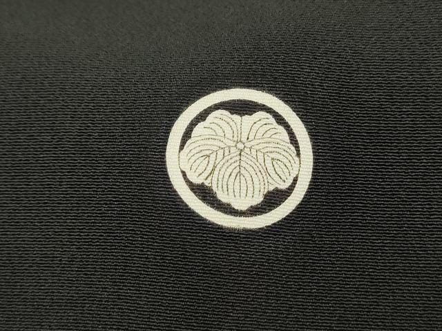 平和屋着物■豪華黒留袖 総刺繍 飛鶴文 江戸紐 暈し染め 金銀糸 正絹 逸品 DABH8937qa
