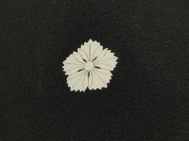 平和屋着物■豪華黒留袖 駒刺繍 蓑亀 金銀彩 正絹 逸品 DABH8939qa