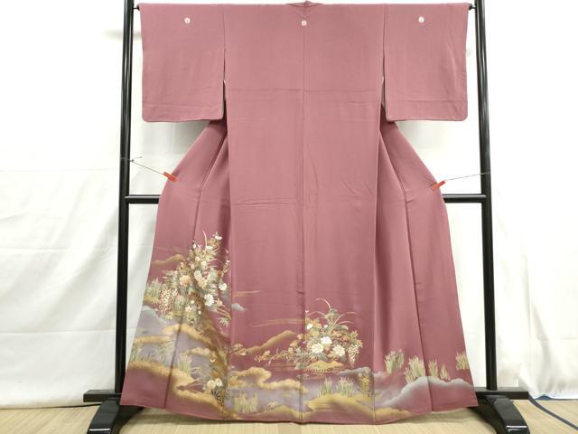 平和屋着物■豪華色留袖 重ね雲花車文 暈し染め 金彩 正絹 逸品 DABH8968qa