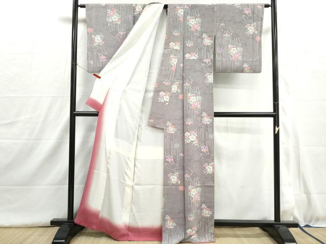 平和屋着物■上質な小紋 辻が花 正絹 逸品 DABH8971qa