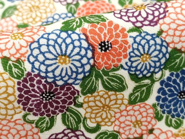 平和屋着物■上質な小紋 菊尽くし文 正絹 逸品 DABH8975qa