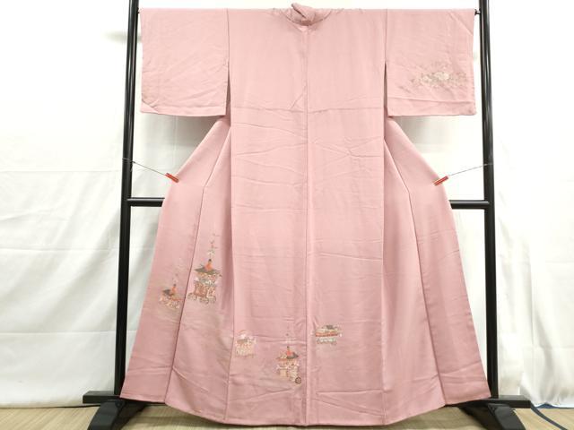 平和屋着物■訪問着 寿光織 祇園祭 金糸 正絹 逸品 DABH8979qa