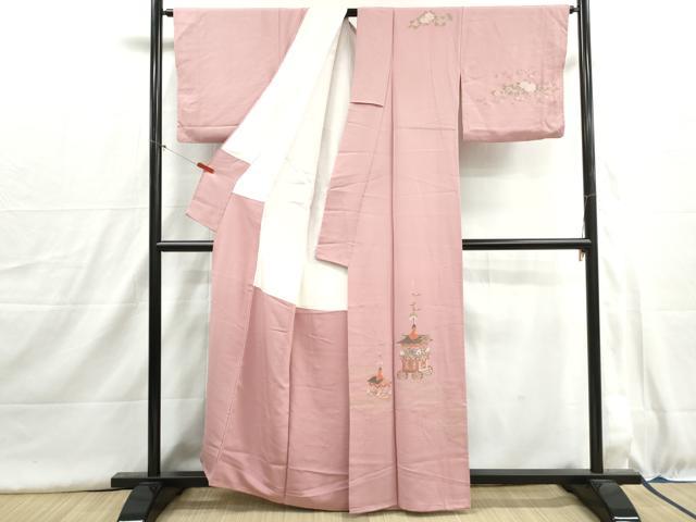 平和屋着物■訪問着 寿光織 祇園祭 金糸 正絹 逸品 DABH8979qa