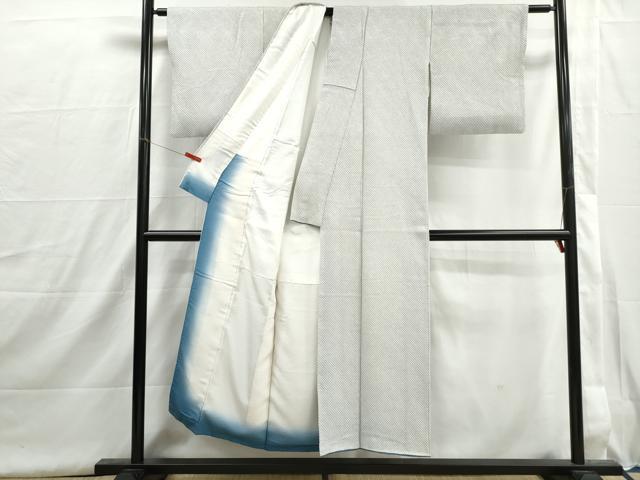 平和屋着物■大変加工の良い総絞り小紋 正絹 逸品 DABH8987qa