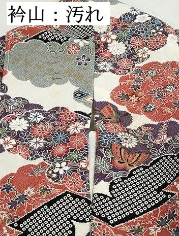 平和屋着物■上質な小紋 雲取り花鳥文 金彩 正絹 逸品 DABH8995qa