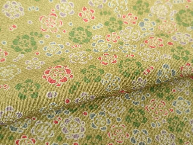 平和屋着物●上質な小紋 舞花文 正絹 逸品 DABH9102ps