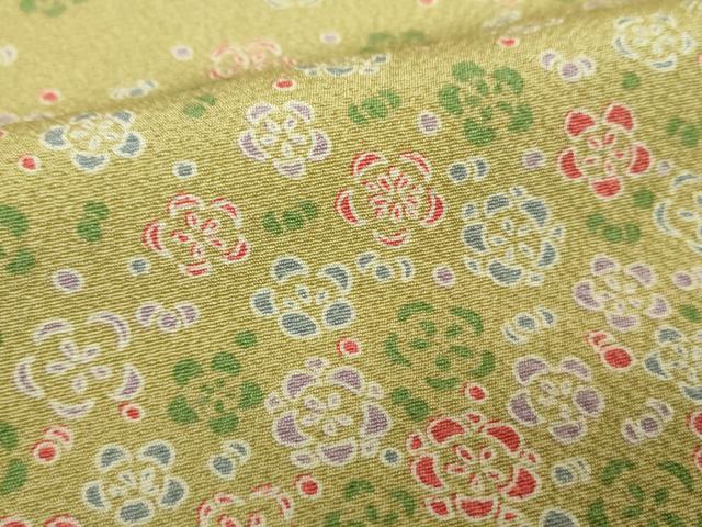 平和屋着物●上質な小紋 舞花文 正絹 逸品 DABH9102ps