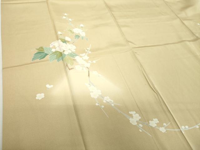 平和屋着物●訪問着 友禅 作家物 枝花文 暈し染め さが美扱い 正絹 逸品 DABH9115ps
