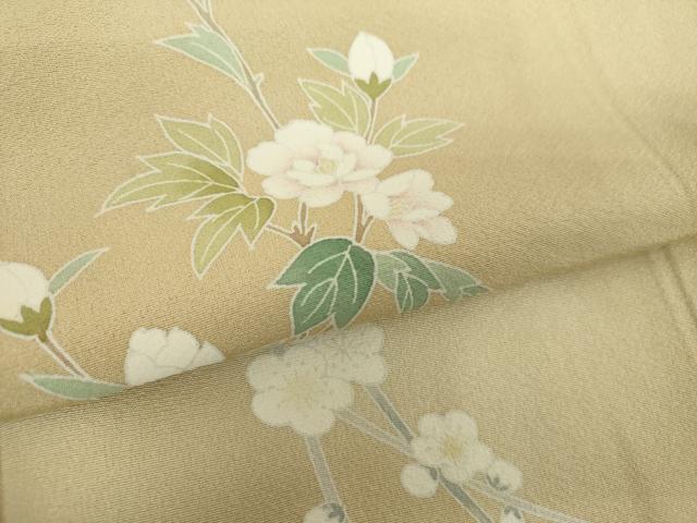 平和屋着物●訪問着 友禅 作家物 枝花文 暈し染め さが美扱い 正絹 逸品 DABH9115ps
