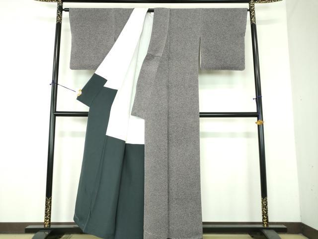 平和屋着物●本加賀友禅作家 押田正義 江戸小紋 鮫小紋柄 正絹 逸品 未使用 DABH9120ps