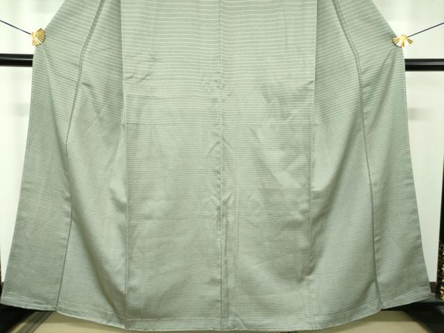 平和屋着物●訪問着 よろけ縞 銀座おゝぎ屋扱い 正絹 逸品 未使用 DABH9122ps