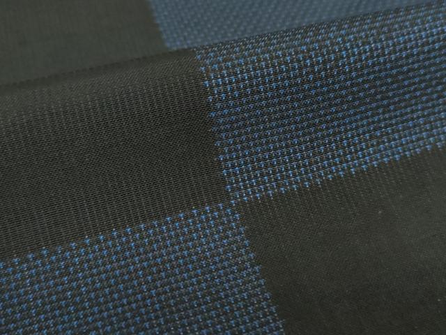 平和屋着物●本場大島紬 9マルキ 市松文様 正絹 逸品 DABH9124ps